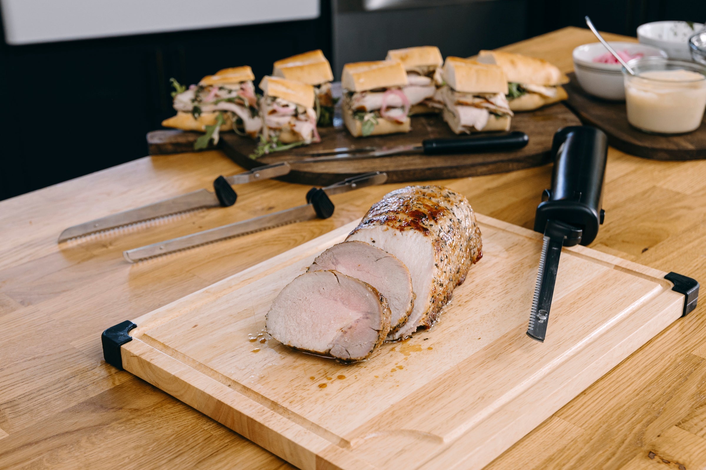 Roasted Pork Loin with Rosemary Salt