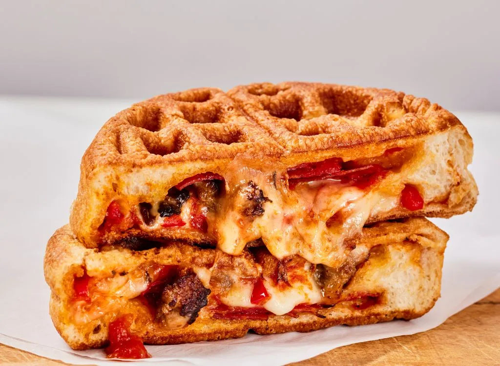 Stuffed Pizza Waffles
