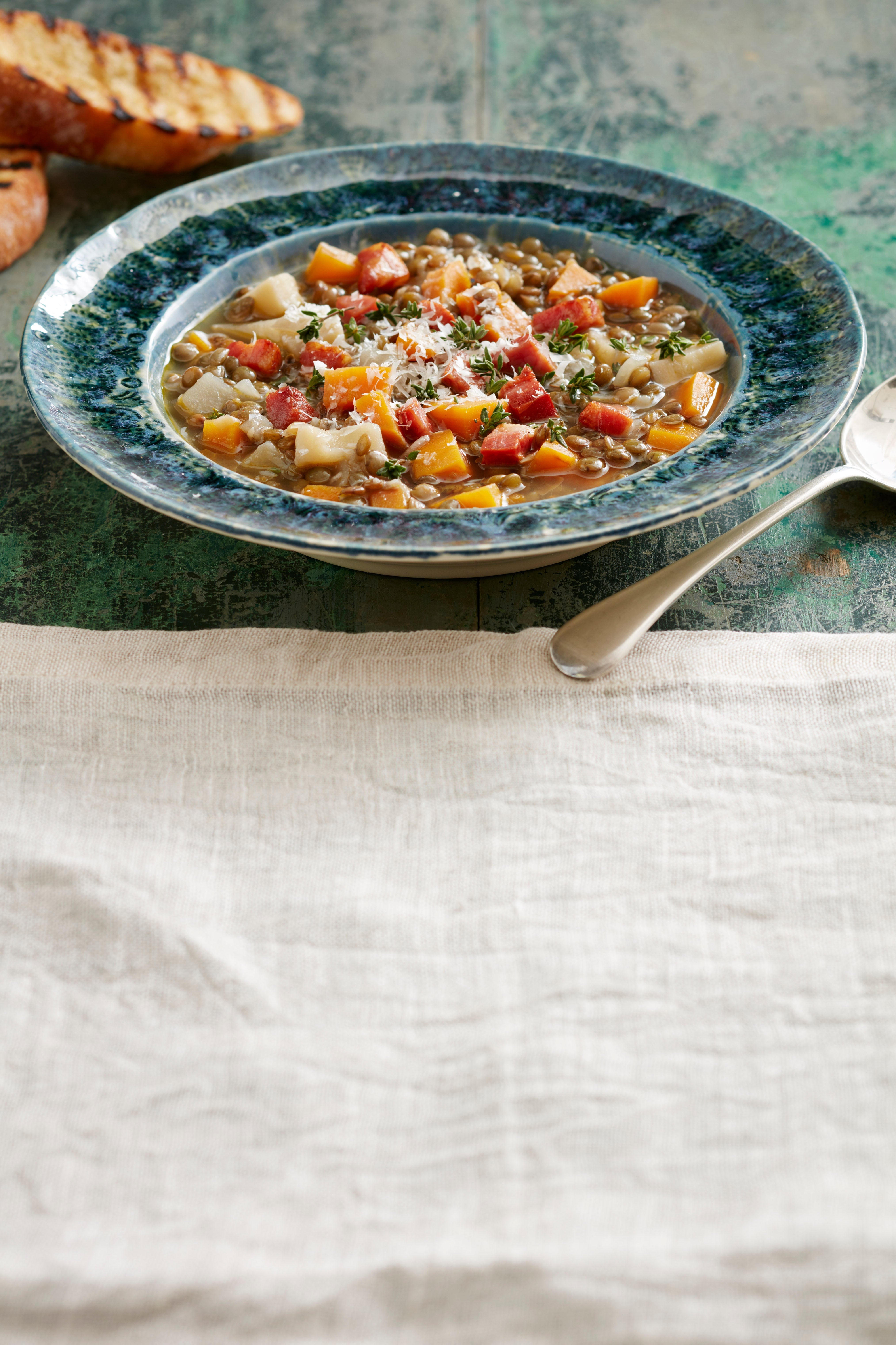 Lentil Soup with Root Vegetables