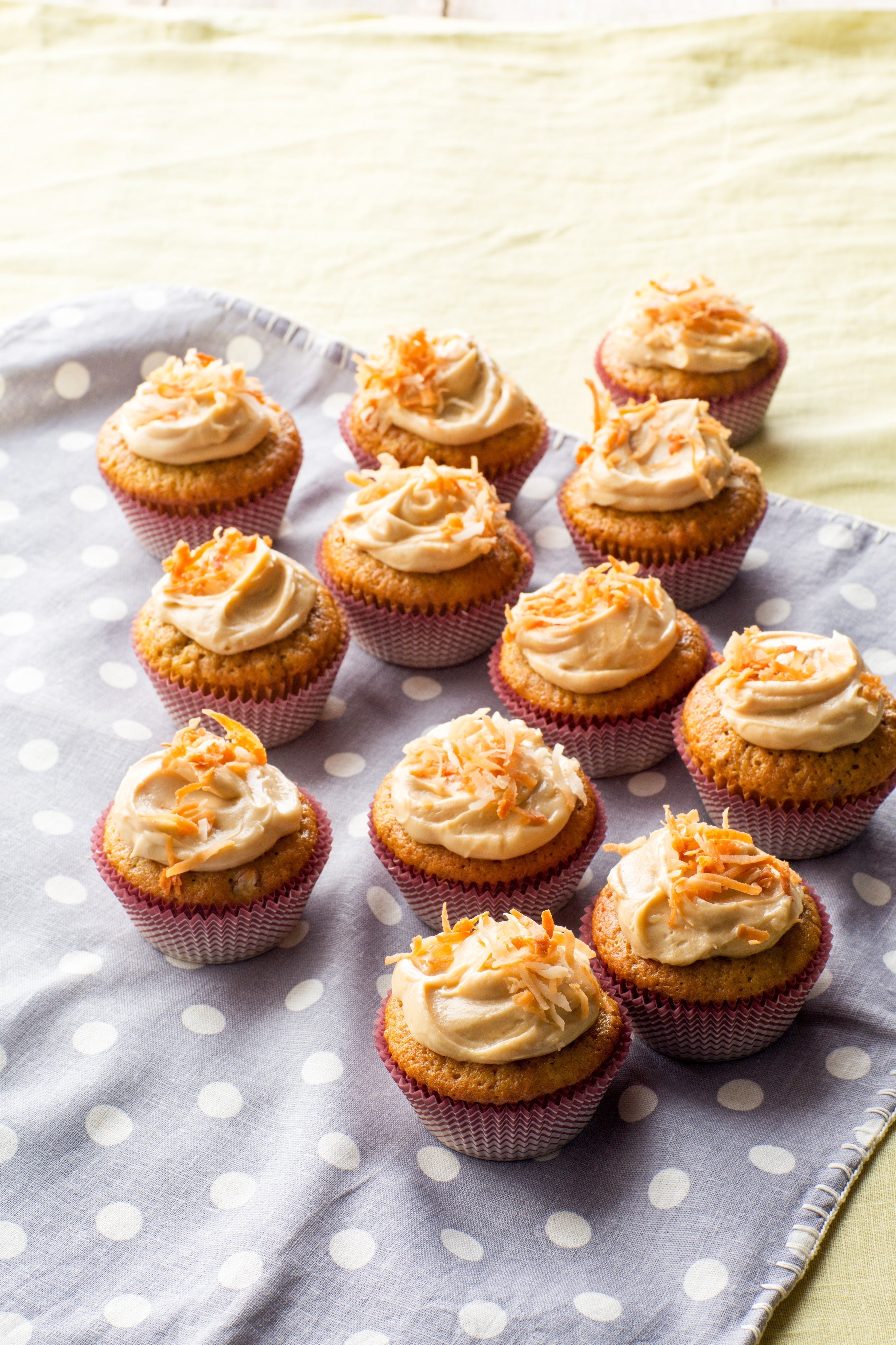 Hummingbird Cupcakes with Brown Sugar Cream Cheese Frosting