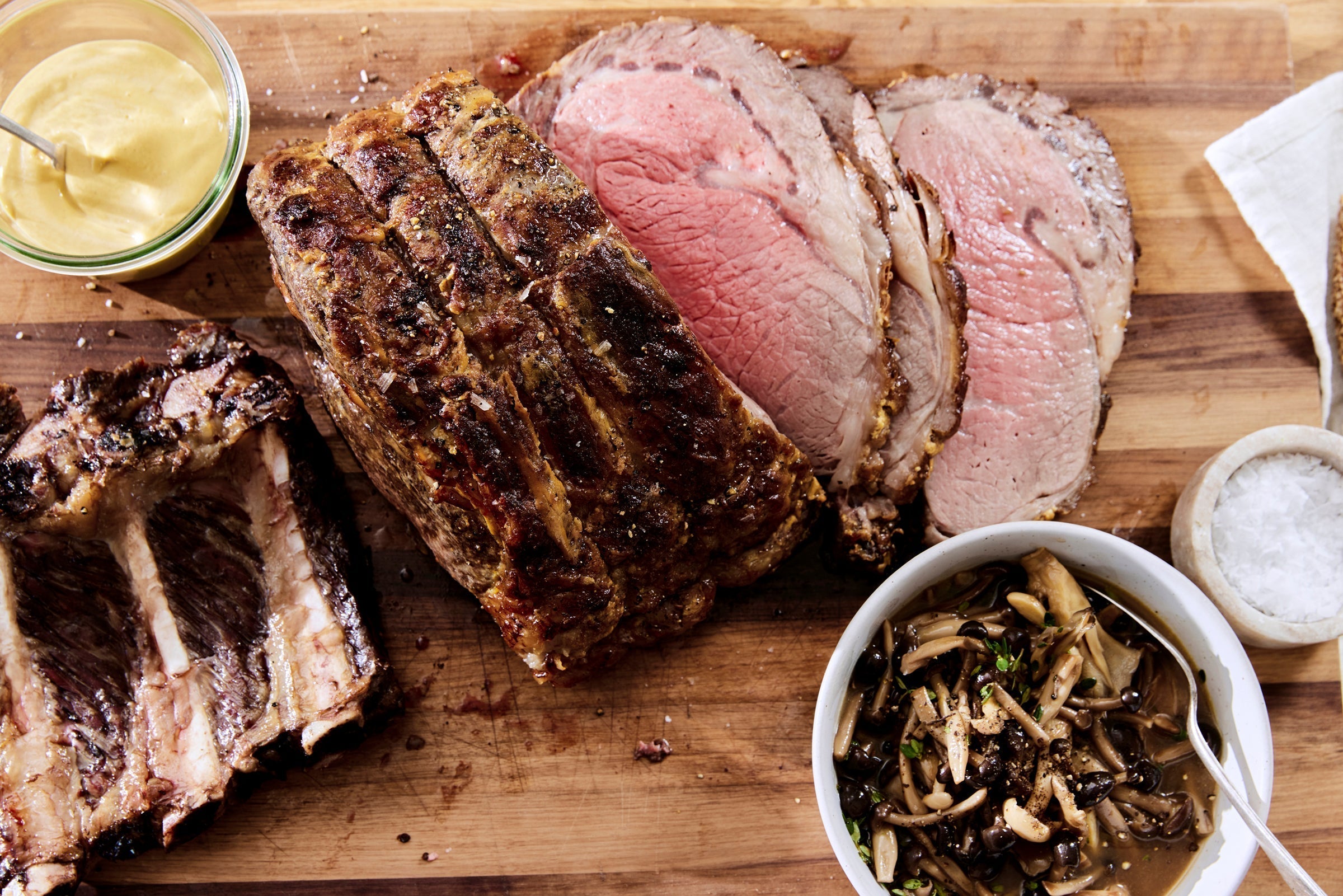 Mustard Crusted Prime Rib Recipe