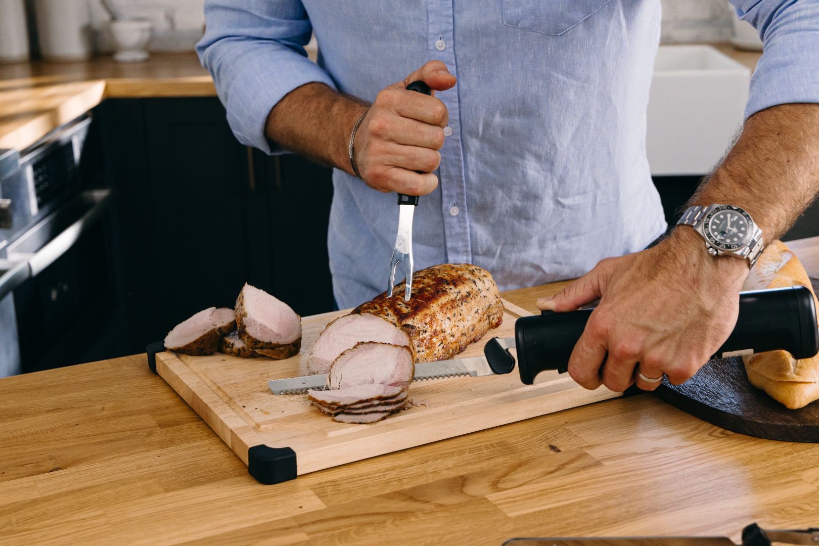 Roasted Pork Loin with Rosemary Salt