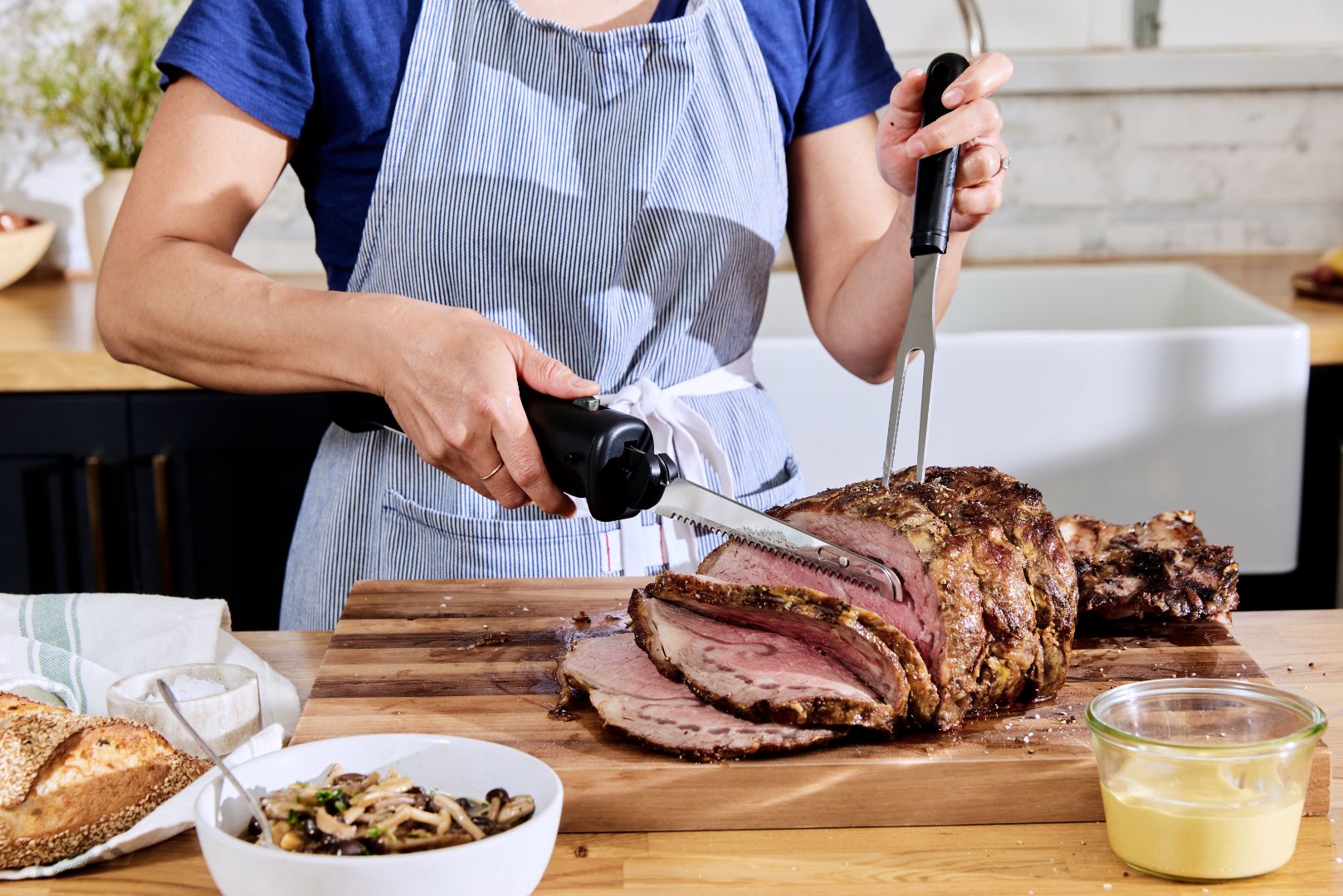 Mustard Crusted Prime Rib